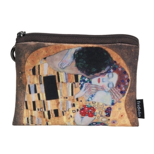 Mini pénztárca 12x1,5x10cm, Klimt: The Kiss