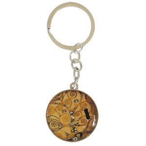 Kulcstartó karika - Klimt: Életfa