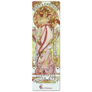 Könyvjelző 5x16cm, Mucha: Luise