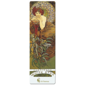 Könyvjelző 5x16cm, Mucha: Madeleine