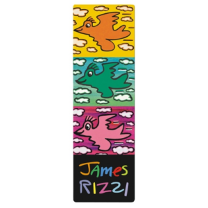 Könyvjelző 5x16cm, James Rizzi: Birds