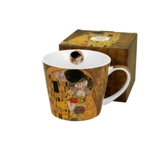 Klimt: A csók - Porcelán bögre - 610ml