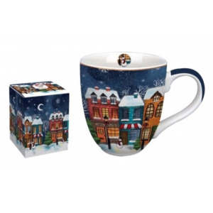 Karácsonyi Porcelán Óriásbögre - 1000ml - Christmas City