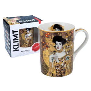 Porcelán bögre - 400 ml - Klimt: Adele