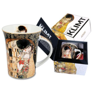 Porcelán bögre - 350ml - Klimt: The Kiss