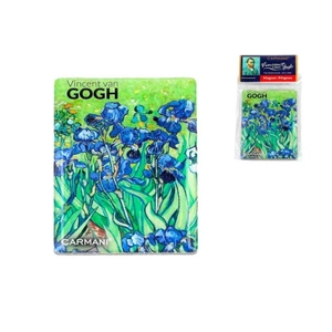 Hűtőmágnes 50x70mm, Van Gogh: Írisz