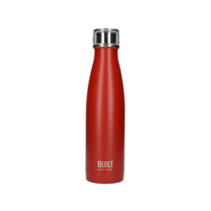 Duplafalú rozsdamentes termosz - 483ml - Red, Built