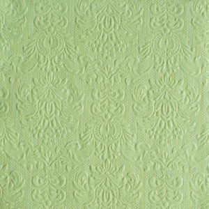 Elegance Pale Green papírszalvéta 40x40cm, 15db-os