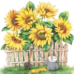 Garden of Sunflowers papírszalvéta 33x33cm,20db-os