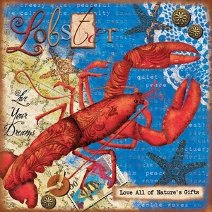 Lobster papírszalvéta 33x33cm, 20db-os