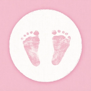 Baby Steps Girl papírszalvéta 33x33cm, 20db-os