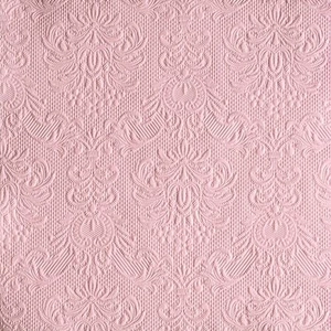 Elegance pastel rose papírszalvéta 33x33cm, 15db-os