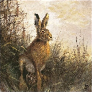 Portrait Of Hare papírszalvéta 33x33cm, 20db-os