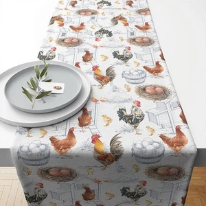 Chicken Farm asztali futó - 40x150cm