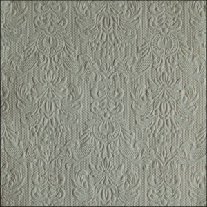 Dombornyomott papírszalvéta 33x33cm - 15db-os - Elegance sage