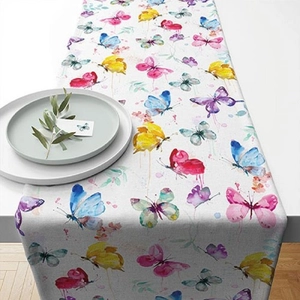 Butterfly Collection White asztali futó - 40x150cm