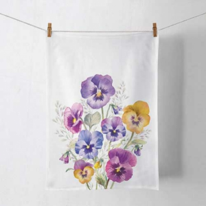 Konyharuha - 50x70cm - Pansies