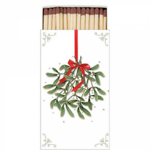 Mistletoe with bow white gyufa