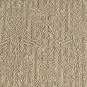 Elegance taupe papírszalvéta 25x25cm, 15db-os