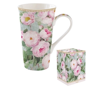 Porcelán bögre - 600ml - Roses in Bloom