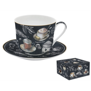 Porcelán reggeliző csésze - 400ml - Barista