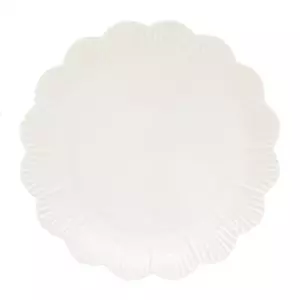 Porcelán desszertes tányér 21cm, Fleuri white