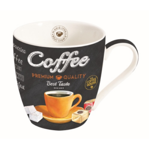 Porcelán bögre - 350ml - It&#039;s Coffee Time Orange