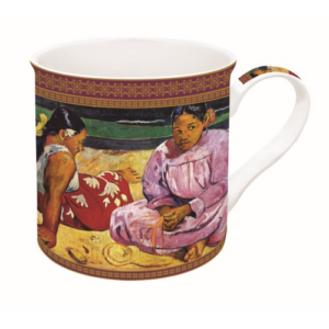 Porcelán bögre - 300 ml - Gauguin: Tahiti nők a parton