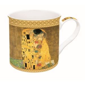 Porcelán bögre - 300ml - Klimt: A csók