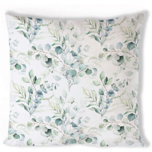Párnahuzat - 40x40cm - 100% pamut - Eucalyptus all ove
