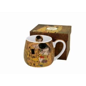 Porcelán bögre - 430ml - Klimt: A csók