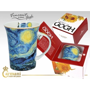 Porcelán bögre - 350 ml - Van Gogh: Csillagos éj