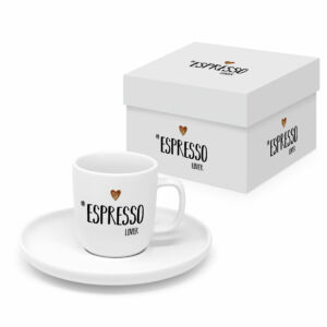 Porcelán eszpresszós csésze - 100ml - Espresso Lover