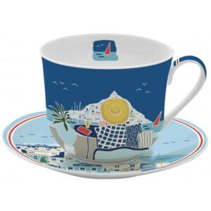 Porcelán reggeliző csésze - 400 ml - Sea Dreams