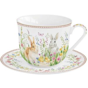 Húsvéti Porcelán Csésze szett - 370ml - Happy Easter