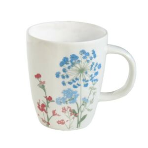 Porcelán bögre - 350ml - Mille fleurs Blue