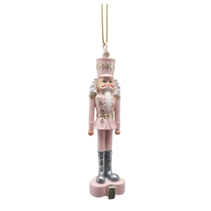 Karácsonyi Diótörő Figura rózsaszín - 11cm