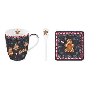 Mézeskalács Karácsonyi porcelán bögre - 350ml - Gingerbread