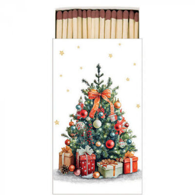 Decorated Christmas tree gyufa