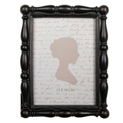 Fekete balusztrádos képkeret