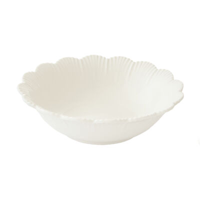 Porcelán mélytányér 20cm, Fleuri white