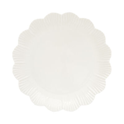 Porcelán desszertes tányér 21cm, Fleuri white