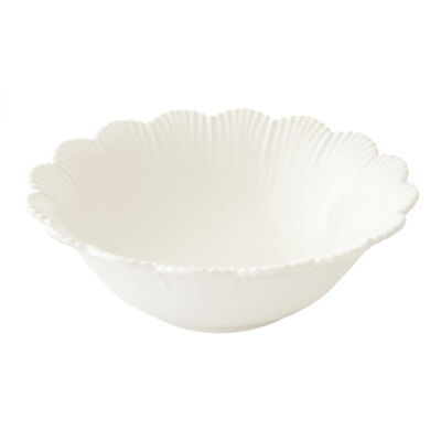 Porcelán tál 24cm, Fleuri white