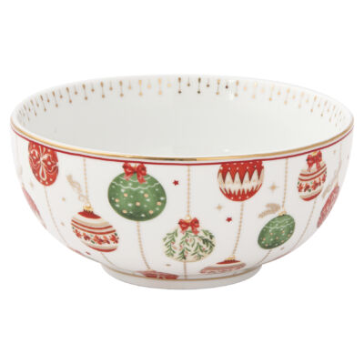 Karácsonyi porcelán tál 15cm Christmas Eve