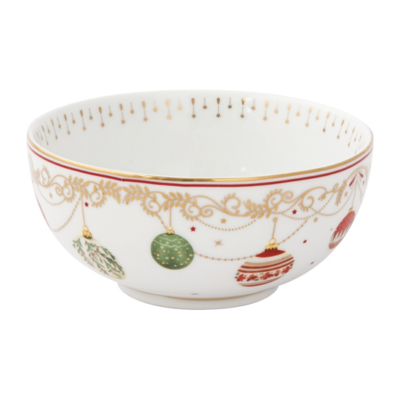 Karácsonyi porcelán tálka Christmas Eve