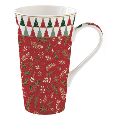 Karácsonyi porcelán bögre Atmosphere, Fancy Christmas