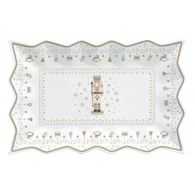 Diótörő Karácsonyi Porcelán Tálca - Royal Nutcracker