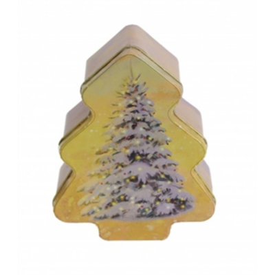 Karácsonyi fenyő fémdoboz - Winter Nostalgia