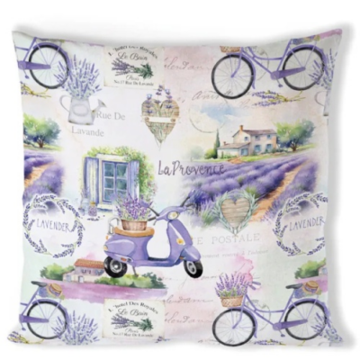 AMB.16220400 La Provence párnahuzat 40x40cm, 100% pamut