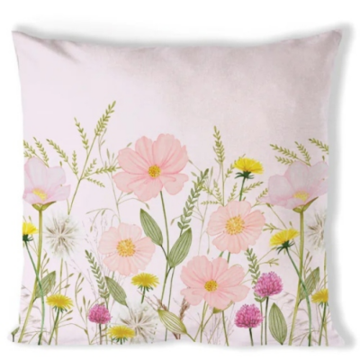 Pastel flowers párnahuzat 40x40cm